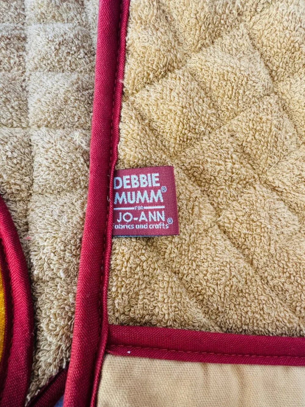 Debbie Mumm Gratitude Blessings Double Oven Potholder 35x8